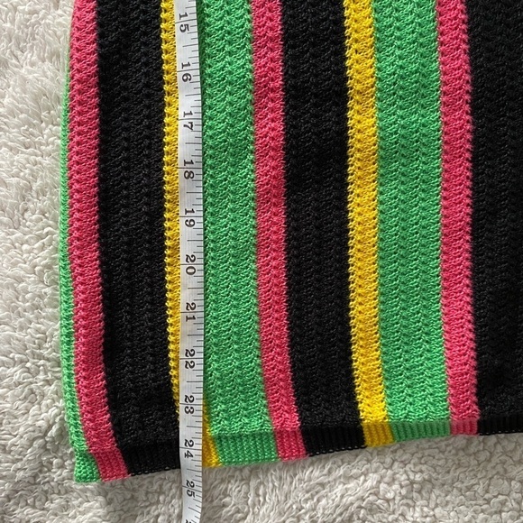 NWT-Almost Famous Juniors' Almost Striped Halter Mini Dress, Size: XL - Picture 6 of 11